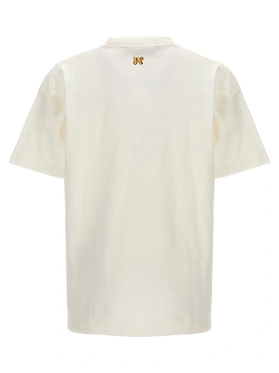 Shop Palm Angels 'foggy Pa' T-shirt In White