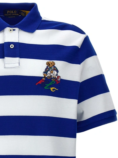 Shop Polo Ralph Lauren 'polo Bear' Polo Shirt In Multicolor