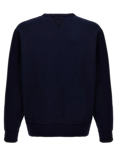 Shop Polo Ralph Lauren Logo Sweatshirt In Blue