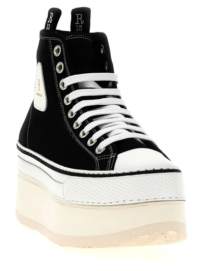 Shop R13 'courtney' Sneakers In White/black