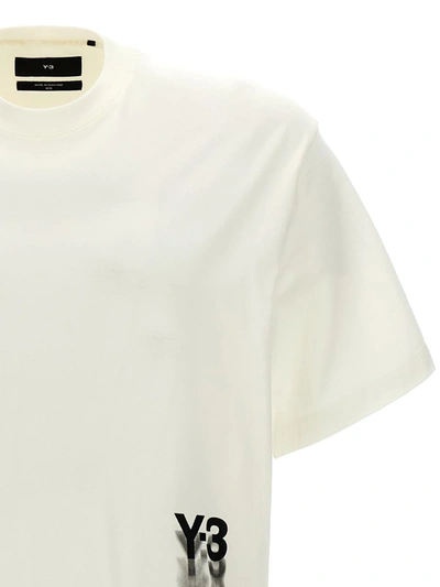 Shop Y-3 Adidas 'gfx' T-shirt In White