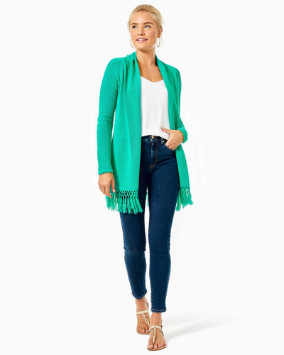 Lilly Pulitzer Tatum Cardigan In Everglades Green