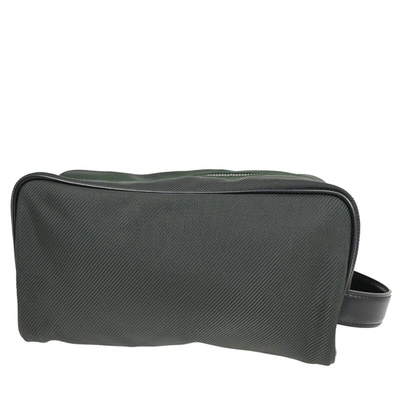 Pre-owned Louis Vuitton Parana Green Canvas Clutch Bag ()