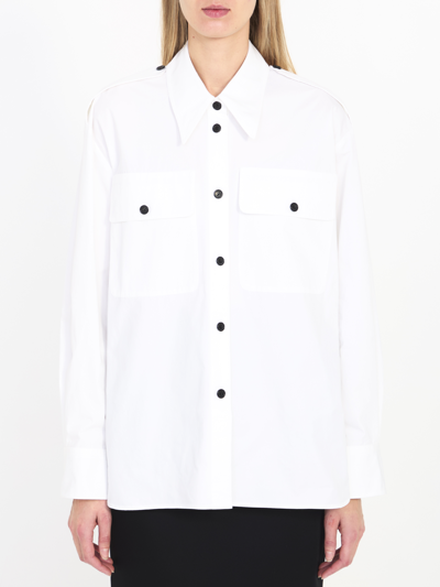 Shop Khaite Missa Shirt In White