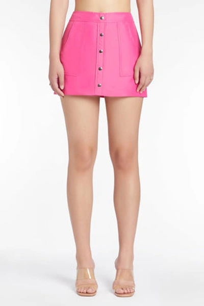 Shop Amanda Uprichard Veda Skirt In French Rose