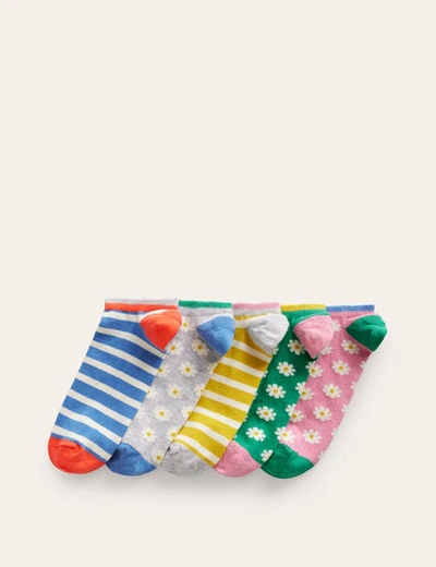 Shop Boden Trainer Socks 5 Pack Multi Spring Girls