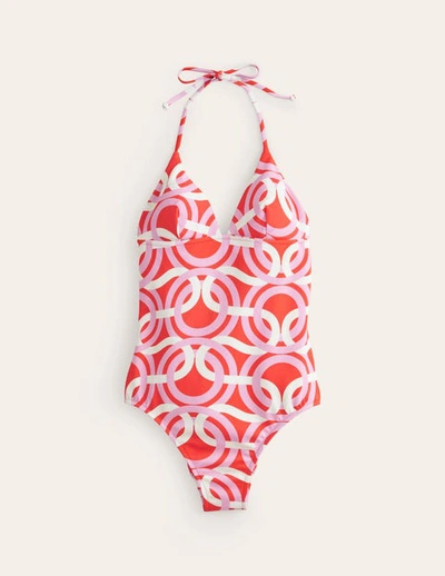Shop Boden Symi String Swimsuit Fiesta, Geo Whirl Women