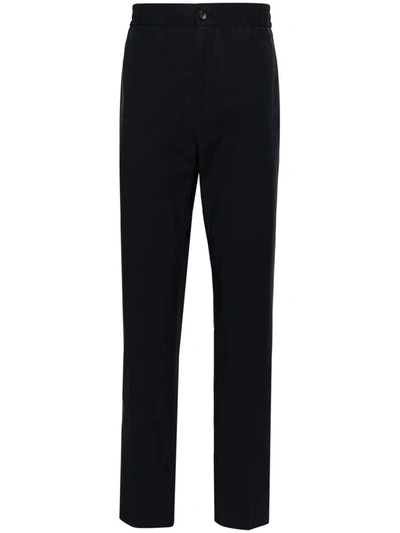 Shop Etro Pleated Trousers In Blue