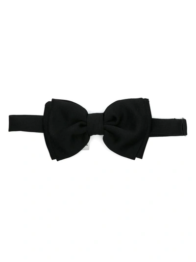 Shop Lardini Bow Tie In Black