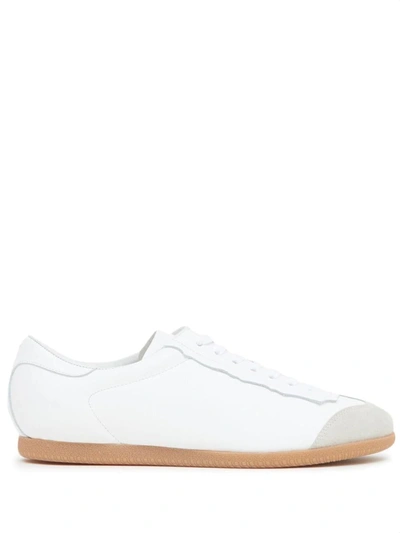 Shop Maison Margiela Sneakers With Inserts In White