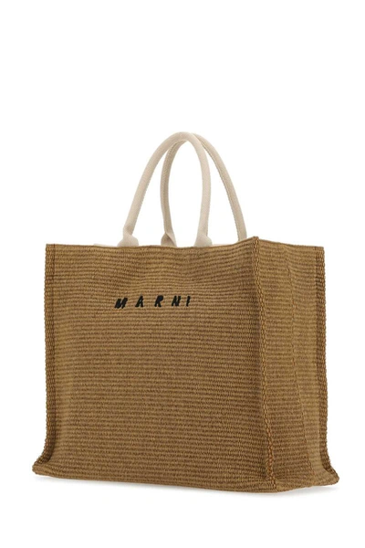 Shop Marni Handbags. In Camel
