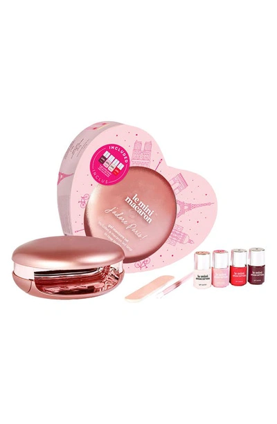 Shop Le Mini Macaron J'adore Paris Deluxe Gel Manicure Set In Jadore Paris