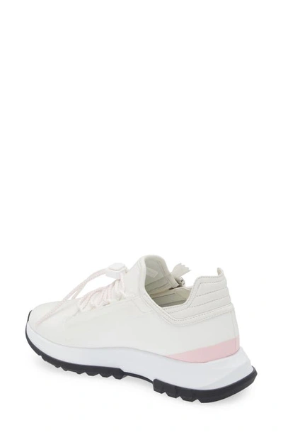 Shop Givenchy Spectre Zip Runner Sneaker In White/ Pink
