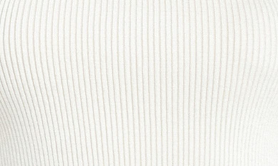 Shop English Factory Scallop Hem Sweater In Cream