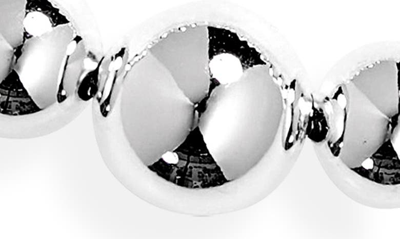 Lie Studio The Elly Beaded Bracelet In Silver Plating
