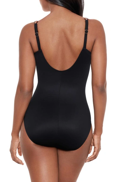Shop Miraclesuit Zwina Siren One-piece Swimsuit In Black/ Multi