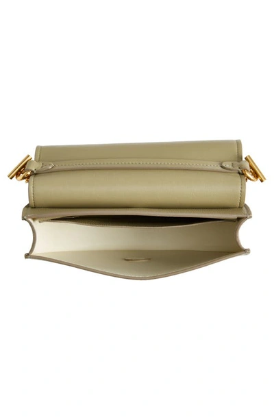 Shop Chloé Small Marcie Colorblock Leather Top Handle Bag In Pottery Green