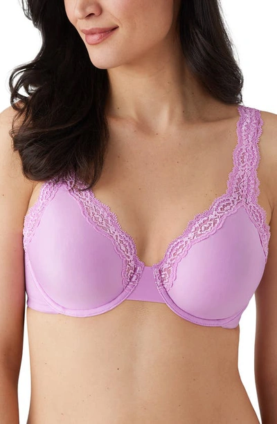 Shop Wacoal Softly Styled Underwire Bra In Phalaenopsis