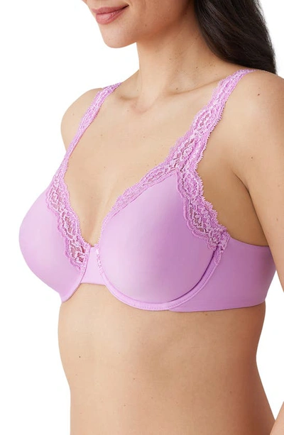 Shop Wacoal Softly Styled Underwire Bra In Phalaenopsis