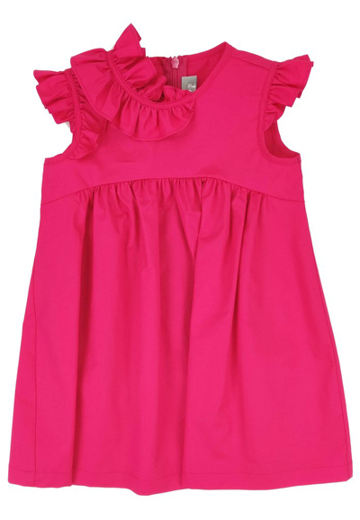 Shop Il Gufo Sleeveless Ruffled In Red