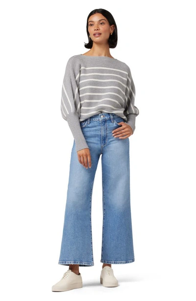 Shop Joe's The Mia High Waist Ankle Wide Leg Jeans In Significant