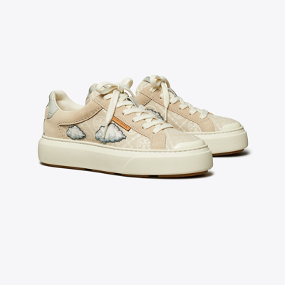 Shop Tory Burch Ladybug Sneaker In Birch/new Ivory/clouds