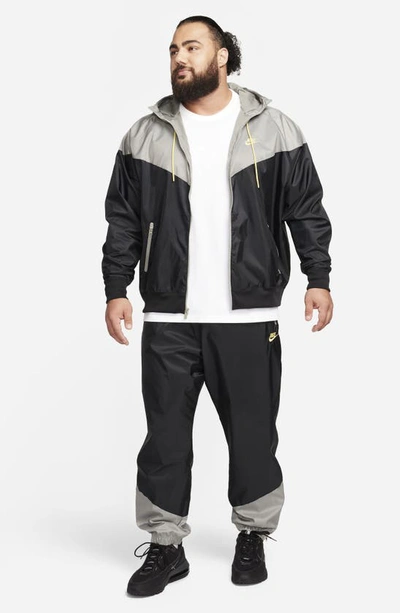 Shop Nike Sportswear Windrunner Jacket In Black/ Dark Stucco