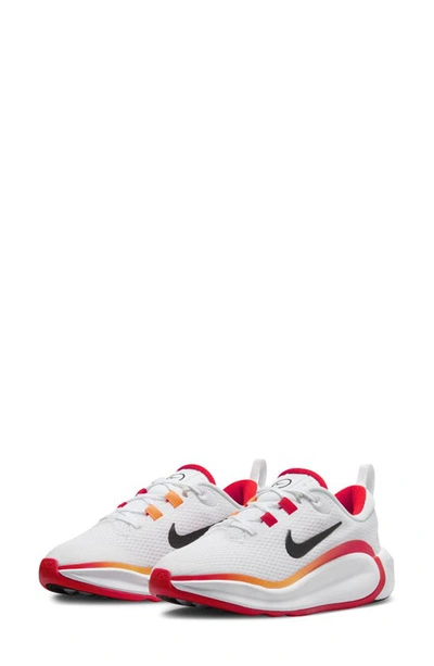 Shop Nike Kidfinity Sneaker In White/ Black/ Red/ Tart