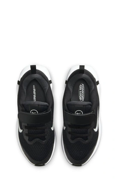 Nike Kidfinity Sneaker In Black/ White/ Anthracite/ Turq
