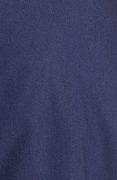 Cara Cara Georgica Cotton Poplin Midi Skirt In Navy