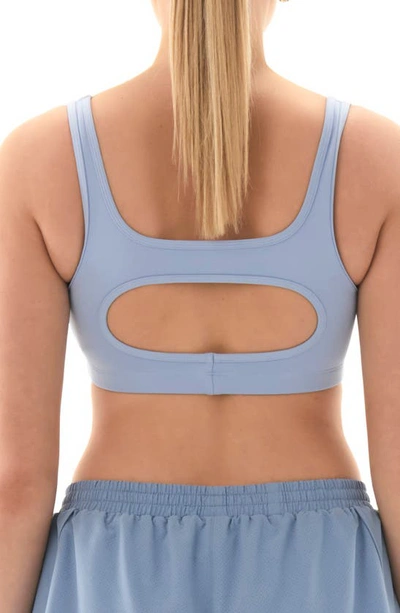 Shop P.e Nation Amplify Sports Bra In Lavender Lustre