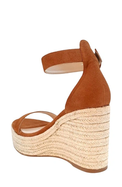Shop L Agence Elysee Espadrille Platform Sandal In Buckskin