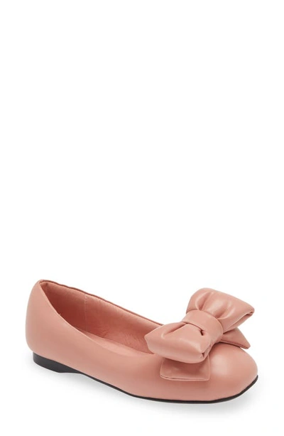 Shop Jeffrey Campbell Bow-out Ballet Flat In Pink