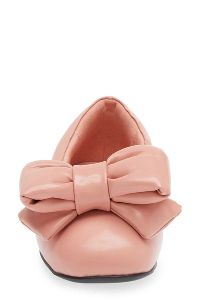 Shop Jeffrey Campbell Bow-out Ballet Flat In Pink