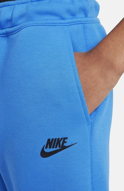 Shop Nike Kids' Tech Fleece Joggers In Light Photo Blue/ Black/ Black