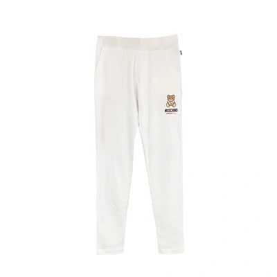 Shop Moschino Underwear Under Bear Jogging Pants In White
