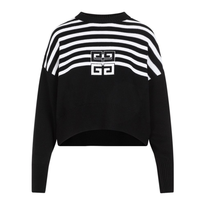 Shop Givenchy Striped Knit Jumper In Multi