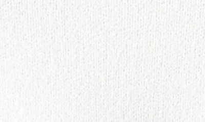 Endless Rose Imitation Pearl Hem Short Sleeve Sweater In Cream