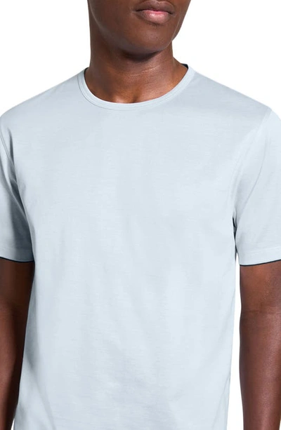 Shop Theory Precise Luxe Cotton Jersey Tee In Ice