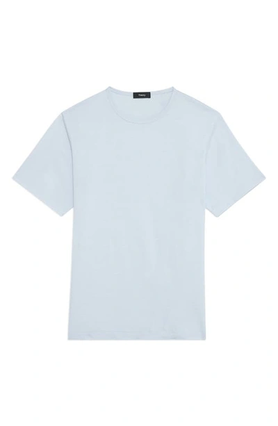 Shop Theory Precise Luxe Cotton Jersey Tee In Ice
