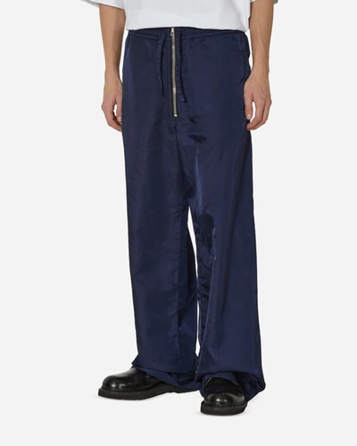 Shop Dries Van Noten Overdyed Pants In Blue