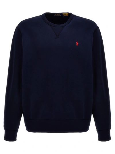 Shop Polo Ralph Lauren Logo Sweatshirt Sweater, Cardigans Blue