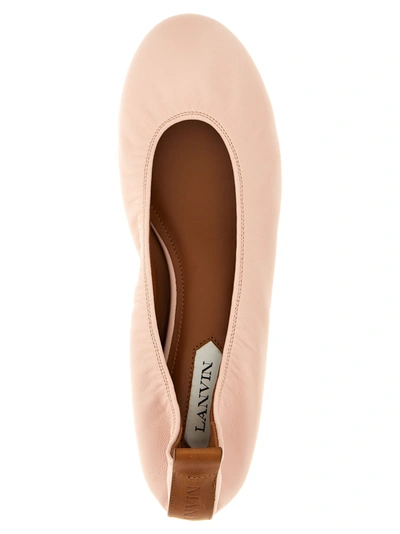 Shop Lanvin Nappa Ballet Flats Flat Shoes Pink