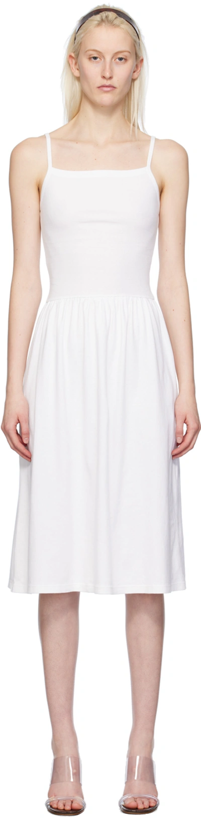 Shop Gil Rodriguez White Lapointe Midi Dress