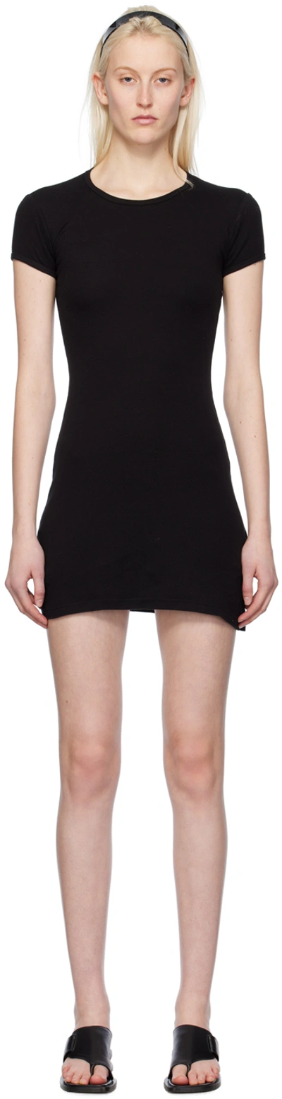 Gil Rodriguez Black Bellevue Minidress In Black