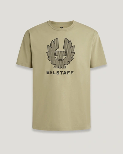 Shop Belstaff Hex Phoenix T-shirt Für Herren Heavy Cotton Jersey In Aloe
