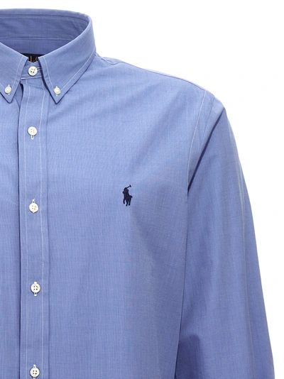 Shop Polo Ralph Lauren Sport Shirt, Blouse Light Blue