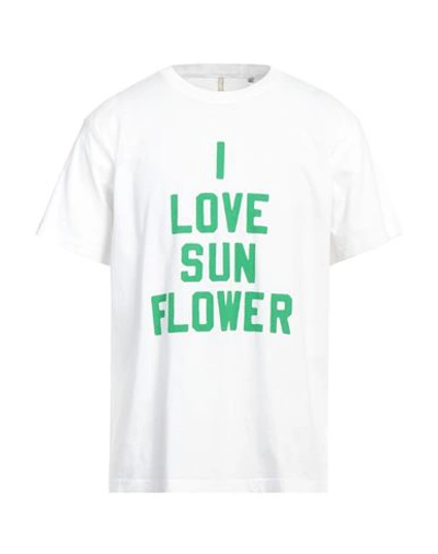 Shop Sunflower Man T-shirt White Size L Cotton