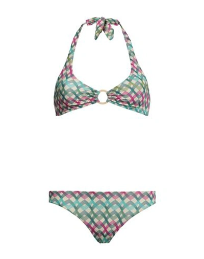 Siyu Woman Bikini Cream Size 4 Polyamide, Elastane In White