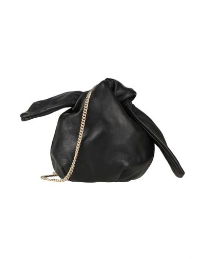 Shop Adais Woman Cross-body Bag Black Size - Leather